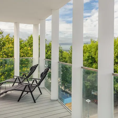 Plaza 302 Z Widokiem Na Morze-perlowa Przystan *